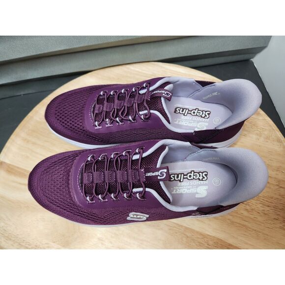 Skechers Women's Purple Athletic Shoes - Picture 5 of 7